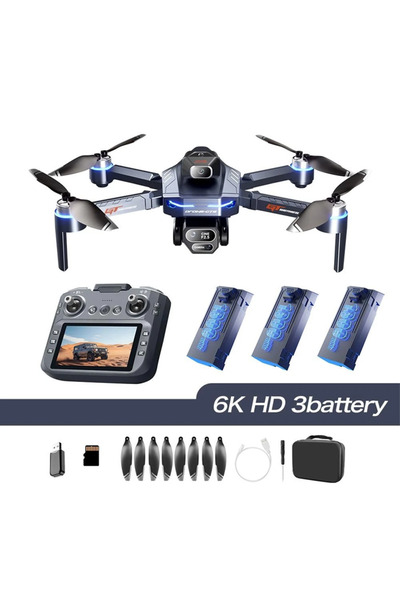 GENERAL Dronă GT8 cu cameră duală 6K HD, Evitare inteligentă a obstacolelor, ...