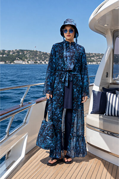 MASSMİZO kimono pareo şifon bağcıklı