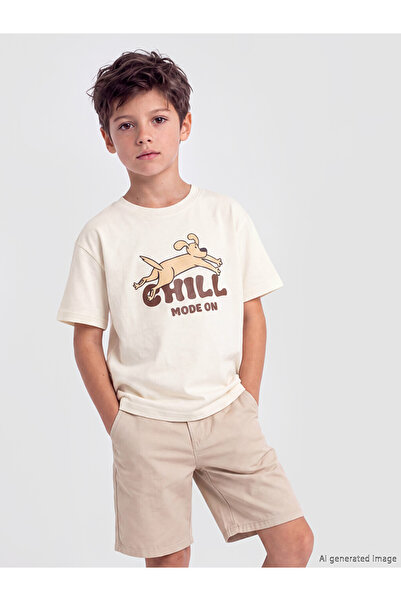 LC Waikiki I Zero Roba Collar Printed Boy's T-Shirt from Freezen Store