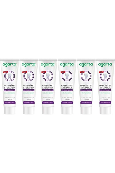 Agarta Natural Full Protection Toothpaste 90 ml Sensitivity & Freshness (Set ...