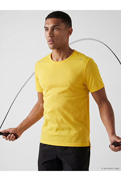 LC Waikiki Rmz Gi̇yi̇m Farkiyla Zero Roba Collar Men's Sports T-Shirt