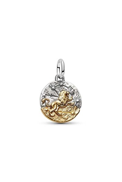 Pandora Aslan Burcu Madalyon Charm