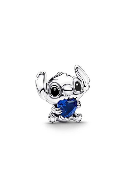 Pandora Disney Stitch Mavi Kalp Charm