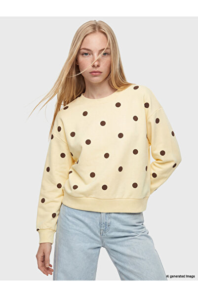 LC Waikiki I Polka Dot Loose Fit Women's Thick Sweatshirt from Freezen Store