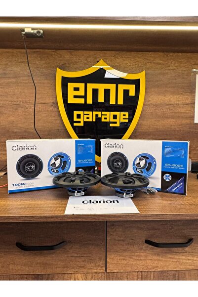Clarion SRJ602 16CM 2 TAKIM 4 ADET SET2 YOLLU MİD TİZ OTO HOPARLÖR 4 ADET KAP...