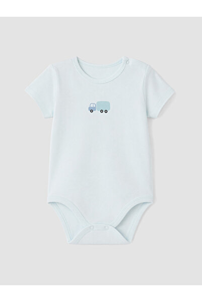 LC Waikiki Two Mt Shop Quality Lcw Baby Blue Short Sleeve Printed Baby Boy Bo...
