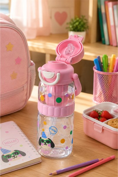 H2O Polikarbon Matara - Desenli Hayvan Figürlü * 750 ML