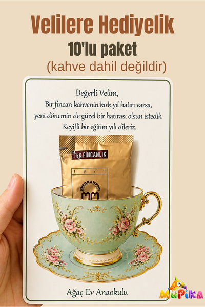 mupika 10 Adet Veli Hediyelik | Okul Açılış Hediyesi | 10 Adet Öğretmen Okul ...