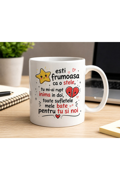 OEM Cana ceramica personalizata declaratie de dragoste haioasa - cadoul perfect