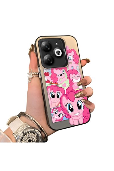 ucuc Tecno Spark 20 Compatible Pinkie Pie Multiple Face Expression Printed Ha...