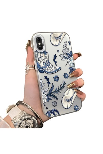 ucuc iPhone XS Max Compatible Hard Acrylic Back Silicone Edge Lens Protection...