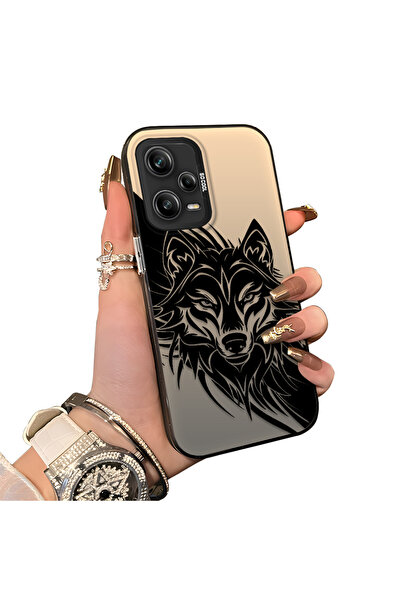 ucuc Xiaomi Redmi Note 12 Pro 5G Uyumlu Sert Akrilik Arka Silikon Kenar Lens ...