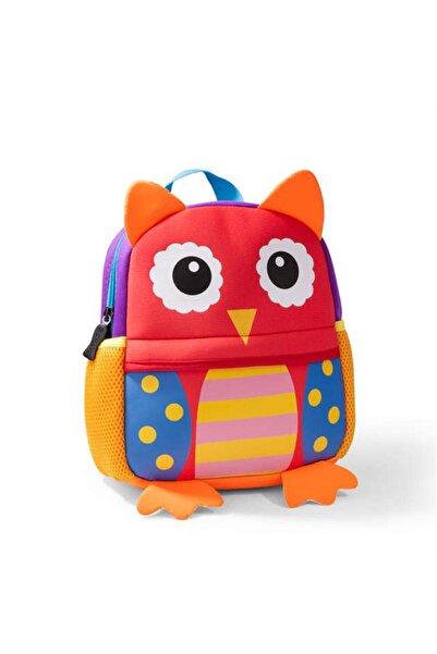 Morvena Picks Rucsac de grădiniță cu design bufniță, 1-3 ani, 21 x 26 x 8 cm,...