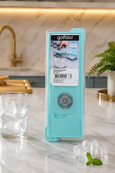 Raneel Kazançlı Alışveriş 12-Piece Non-Stick Silicone Icebox Blue