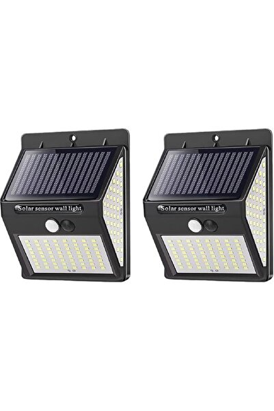 Morvena Picks Iluminat exterior cu energie solară, 3 setări / 144 LED-uri, lu...