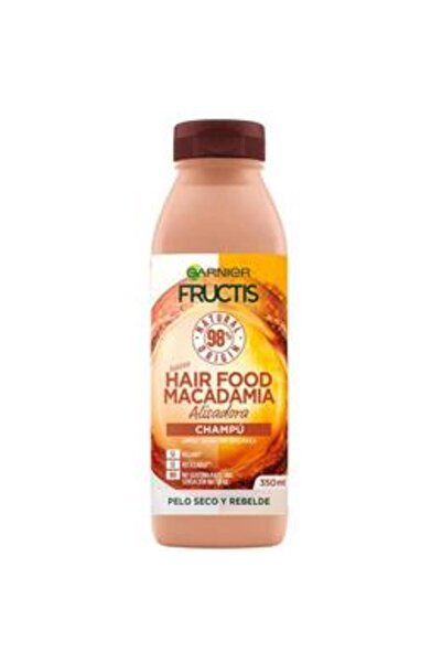 Garnier Shampoo with Macadamia Nuts for Dry and Rebellious Hair - Fructis Hai...