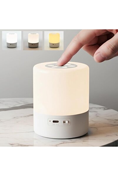 Morvena Picks Lumină de noapte LED fără fir portabilă - reglabilă - albă