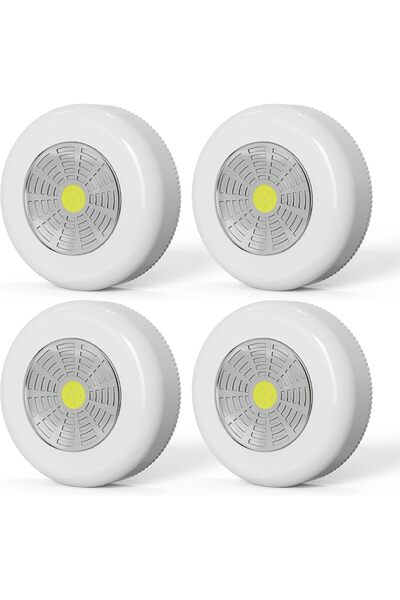 Morvena Picks 4 bucăți - Push Light - Wireless Touch Lights Adeziv Puck Light...