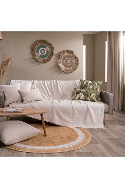 Teoran Throw Tivoli 01 Ecru Τριθέσιο 180x300 cm
