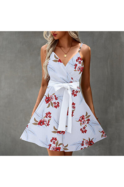 dorbe Women's Floral Wrap Mini Dress