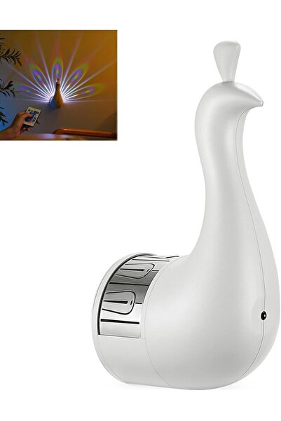 Morvena Picks Lampă Peacock, Lampă de perete Peacock, lampă de stare în 7 cul...