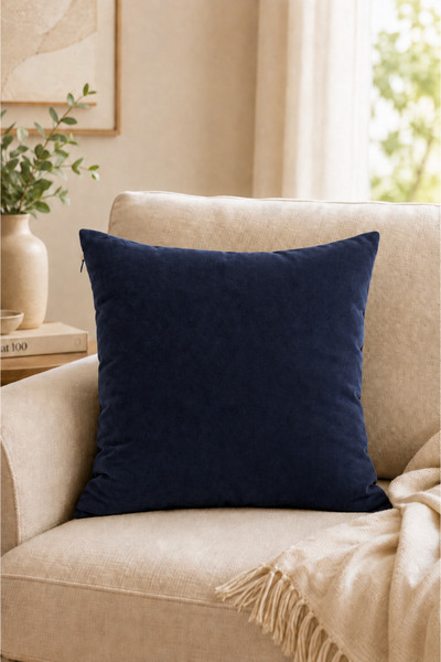 ASDİVA Simple Plain Decorative Pillowcase – Punch Throw Pillow Cover – Dark N...