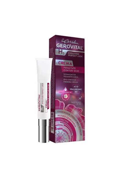 GEROVITAL Crema Fermitate Contur Ochi - H3 Evolution Perfect Look, 15 ml