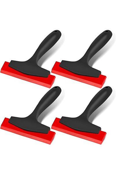 Morvena Picks Mini racletă de sticlă din 4 bucăți pentru mașină și baie - rac...