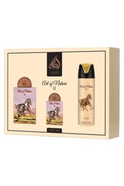 lattafa Set Apa de Parfum 100 ml + Deodorant Spray 200 ml + Apa de Parfum Tra...
