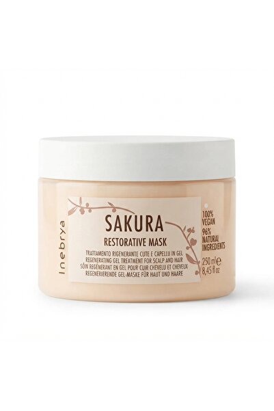 Inebrya Renewing Gel Hair Mask for Fine and Lifeless Hair 250 ml - Cherry Blo...