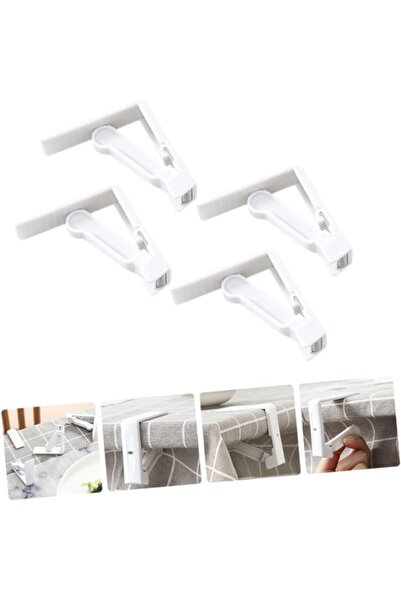 Morvena Picks 5. Pachet 10 Agrafe pentru fata de masa, Plastic Transparent, p...