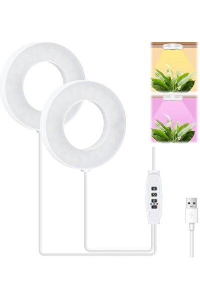 Morvena Picks - Lumină pentru plante LED cu spectru complet de interior, cu t...