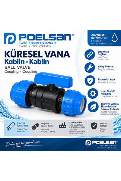 POELSAN KABLİN KÜRESEL VANA 32X32