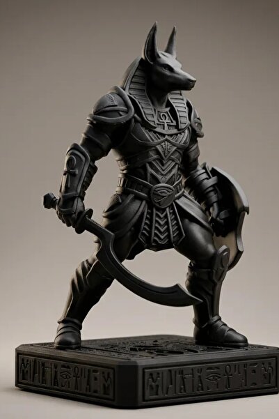 Anubis Savaşçı Dekoratif Figür 13 cm.