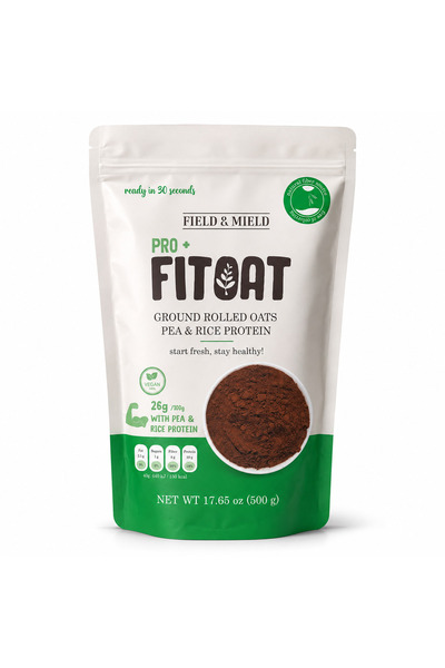 field&mield Pro+ Fitoats Bezelye & Pirinç Proteinli Kakaolu Öğütülmüş Yulaf E...