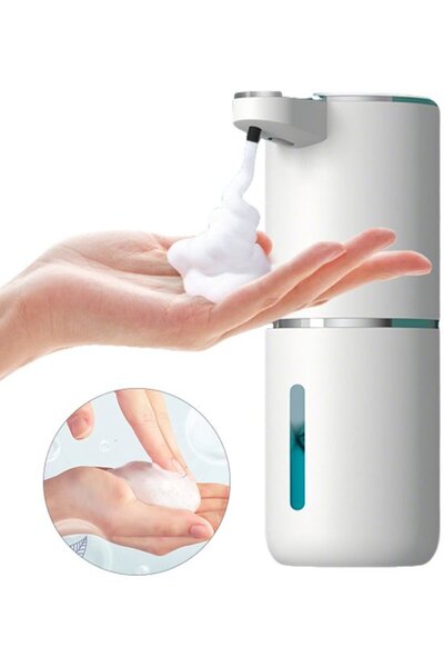 Morvena Picks Dozator automat de sapun spuma, 380 ml, viteze reglabile, fara ...