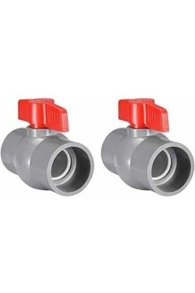 Morvena Picks 2 bucati - Robinet cu bila din PVC capete filetate pentru condu...