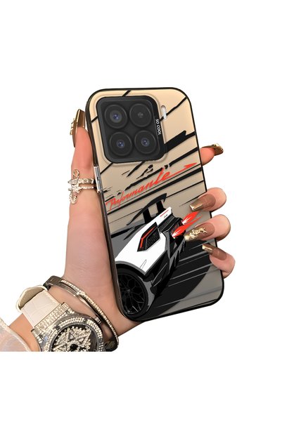 ucuc Xiaomi Mi 15 5g Compatible Stylish Racing Car Pattern Acrylic Back Panel...