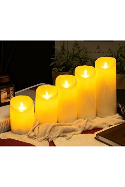 Morvena Picks Lumanari, Pachet de 5, Impermeabil in exterior cu LED-uri, Wire...