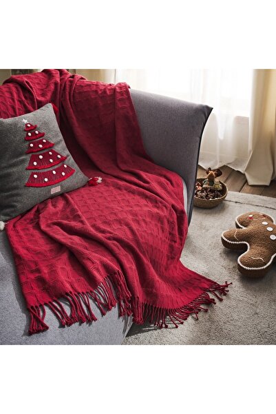 Gofis Home Κουβέρτα Καναπέ Waffle 104/02 Red 130X170