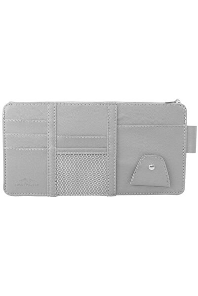 Morvena Picks Organizator parasolar auto - Organizator parasolar din piele, s...