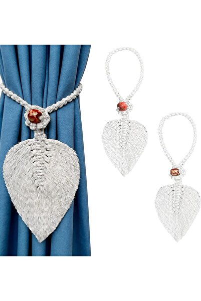 Morvena Picks Set de 2 legături pentru perdele boho, suporturi pentru perdele...