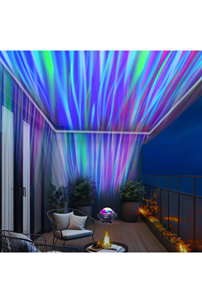 Morvena Picks Lampă proiector Northern Lights Starry Sky - Lampă de noapte - ...