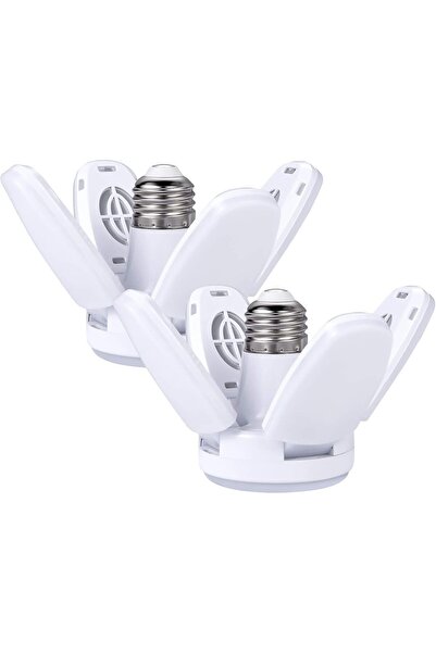 Morvena Picks 2 lumini de garaj LED de 28 wați - formă mini - model reglabil ...