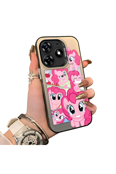 ucuc حافظة لهاتف Tecno Spark 10 Pro(KI7) متوافقة مع Pinkie Pie متعددة الوجوه ...