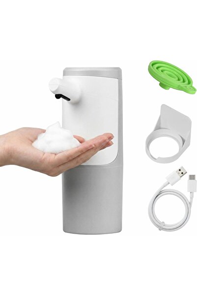 Morvena Picks Dozator automat de săpun de 15,2 oz cu senzor inteligent, reînc...