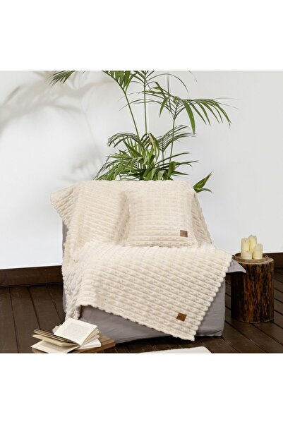 Nima Κουβέρτα Καναπέ Savara Light Beige 130X170