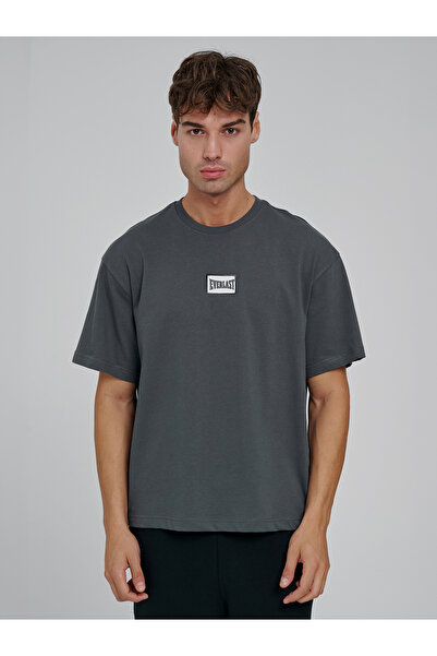 EVERLAST Tricou bărbătesc stil streetwear cu croială lejeră și imprimeu vinta...