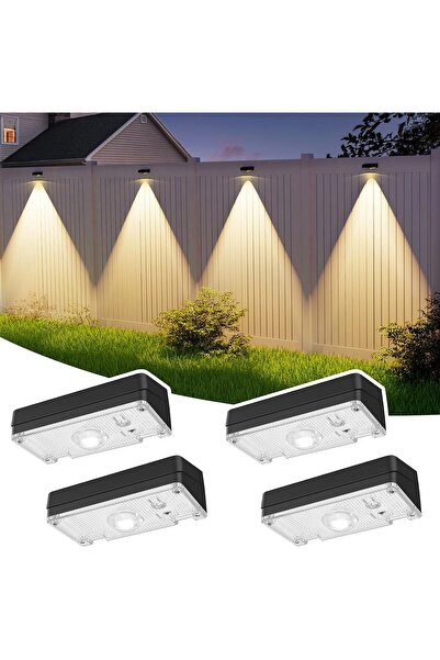 Morvena Picks Lumini solare pentru gard - IP65 rezistent la apă - 12 culori f...