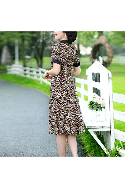 dorbe Women's Leopard Midi Dress